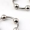 Cock Ring Prolong Intercourse Time Ergonomic Stainless Steel Delay Ejaculation Lock Ring for Male