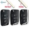 Hu66 Hu162T Лезо Для Vw Golf 5 Golf7 Sportsvan Gti Mk7 Для Skoda Octavia A7 Для Seat Mqb Пульт Дистанційного Ключа Автомобіля Корпус Чохол Обкладинка