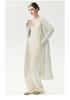 2025 Cashmere Rolled Edge Long Cardigan: Autumn/Winter Collarless Outerwear for Women - Comfy, Stylish & Perfect for Commuting