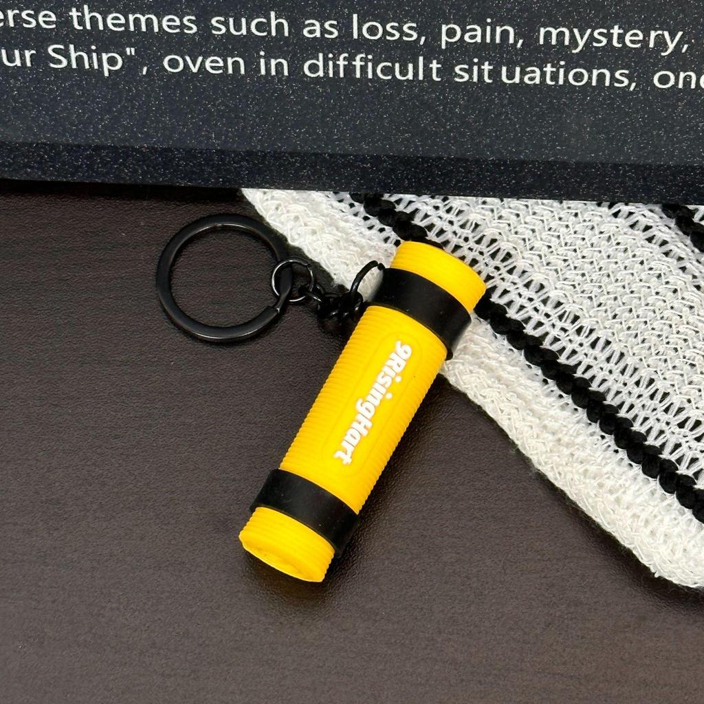 Eco Mini Gummi Pickleball Schläger Schlüsselanhänger - Sportrucksack Anhänger