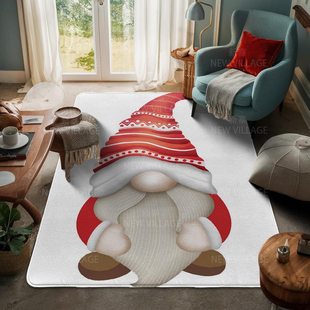 House Entrance Carpet Home Door Mat Living Room Bath Foot Bathroom Non-slip Water Absorption Rugs Bath Merry Christmas Winter