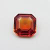 10.80 Ct Square Shape CERTIFIED Natural Orange Sapphire Necklaces Loose Gemstone p-57-sa