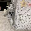 Star Print School Backpack with Front Mesh Pocket Top Handle Adjustable Straps Casual Daypack for Teen Girls