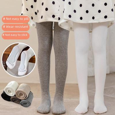 Mädchen Baumwollstrumpfhose mit Samtfutter - Warme, dicke Leggings