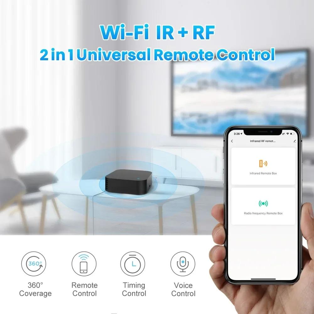 Tuya Smart RF433 RF315 IR Smart Remote Control IR Remote Control WiFi Smart Home for Air Conditioner