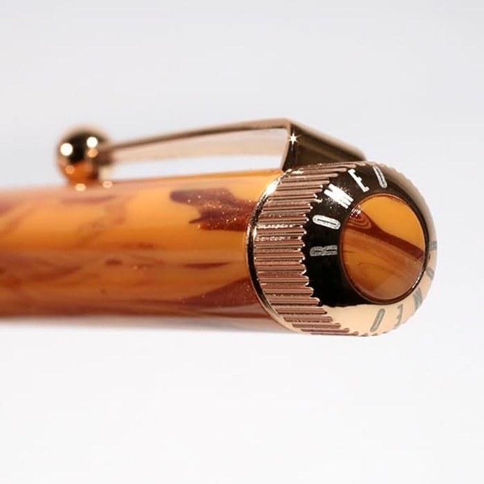 Romeo No. 3 Ballpoint Pen, Thick Barrel, Yellow Birch