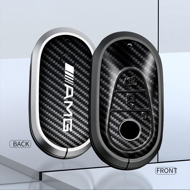 AABCV1 Car Key Case Cover Accessories For Mercedes Benz A C E S G Class GLC CLE CLA GLB GLS W177 W205 X167 AMG W223 W206 C260 C300 S400