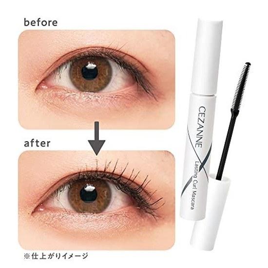 Cezanne Long-lasting Curl Mascara 00 Clear 5.0g Base Top Coat Strong