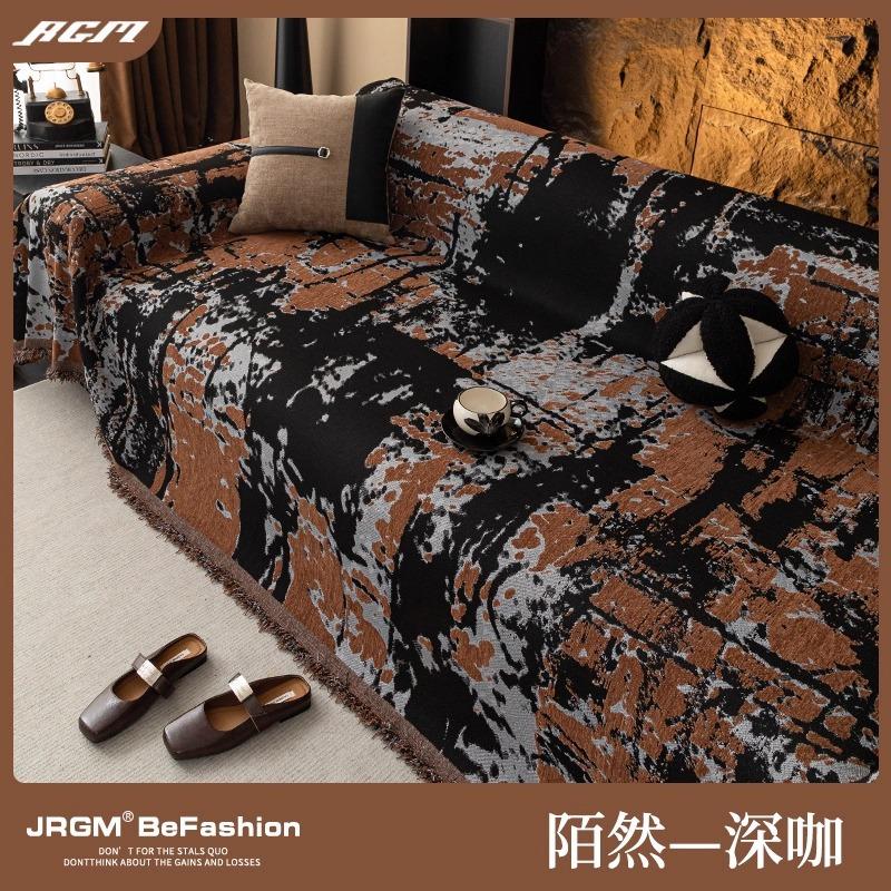 

Высококлассное легкое роскошное диванное полотенце, цельное покрывало, новинка 2025 года, универсальное всесезонное одеяло из шенилла для защиты от царапин кошек 180*130cm