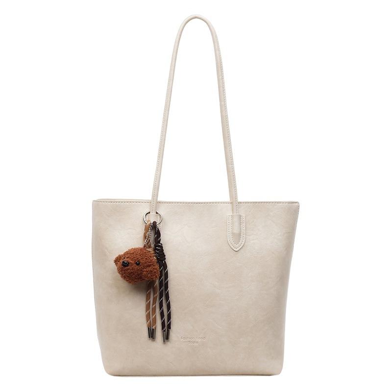 Women's bag large capacity new fashion shoulder messenger bag women's simple women's bag commuter bucket bag tote bag