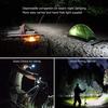 Mini LED Headlamp With USB Rechargeable Headlight Body Motion Sensor Camping Flashlight Head Light Torch Lamp
