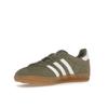 Adidas Gazelle Indoor Olive Strata Unisex Sneaker Grün Wolkenweiß Gold-Metallic JQ0174