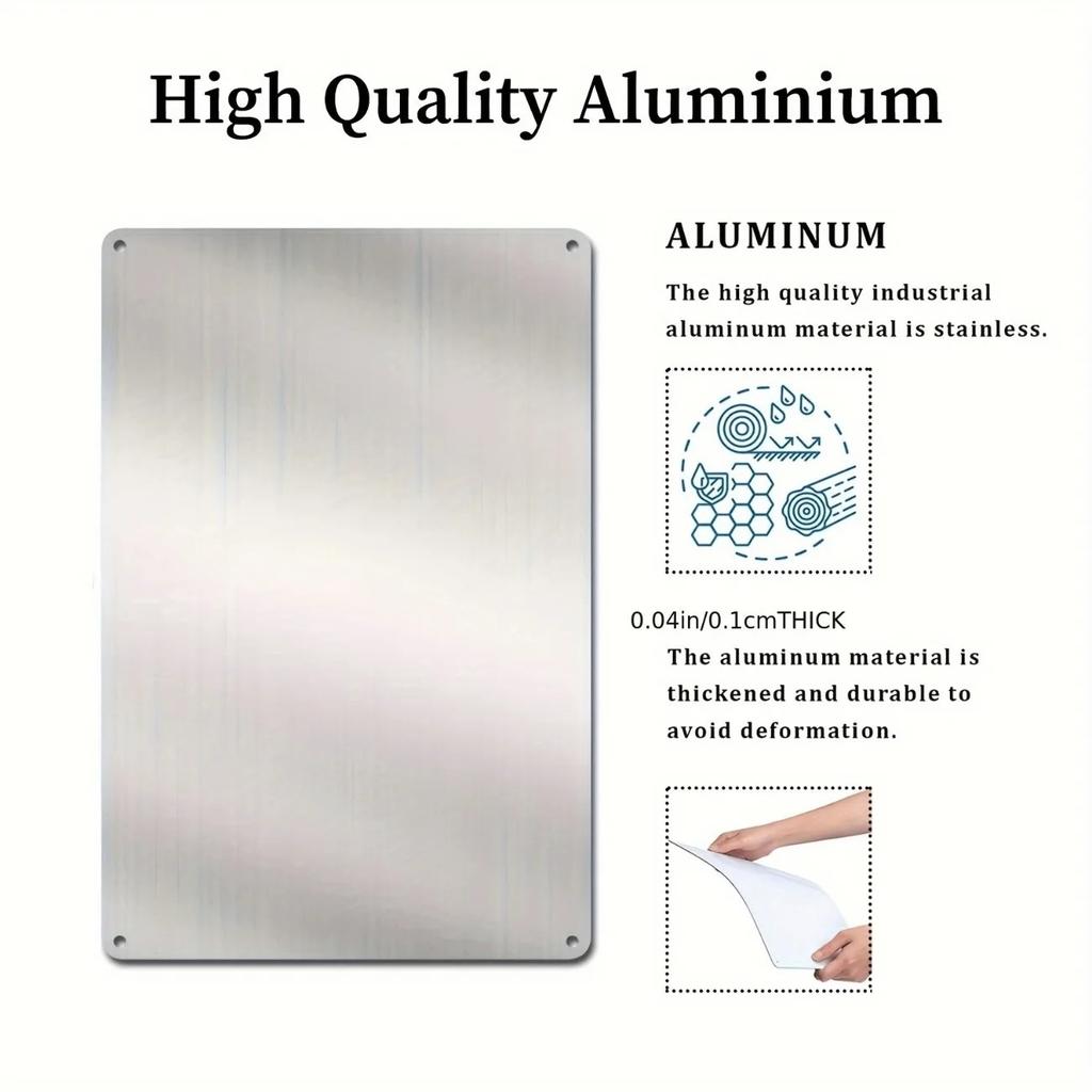 1pc Rustic Backyard BBQ Grill Aluminum Sign Custom Personalized Name Outdoor Decor Gift for Grill Lovers