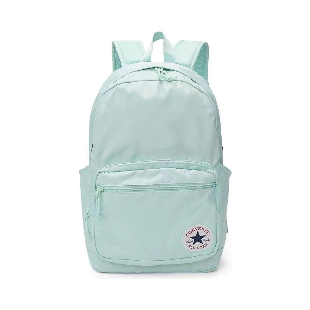 Converse Go 2 Minimalist Trendy Casual Fashion Classic Round Logo Backpack Unisex backpack Green 10020533-A13 Green