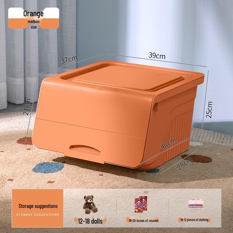 Flip-Top Storage Box for Clothes