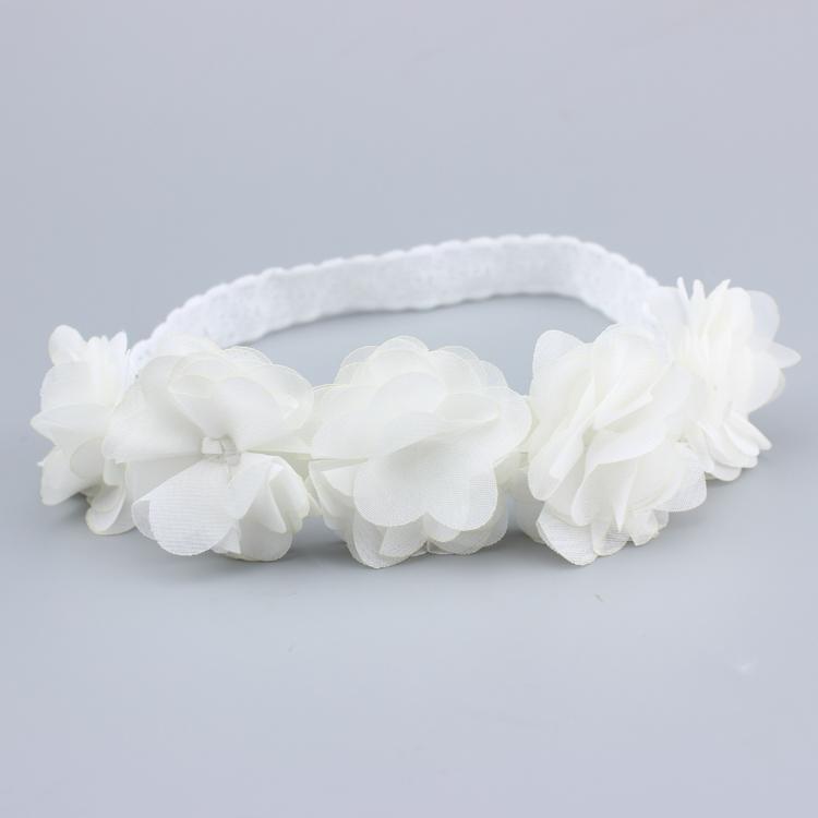 New children's hair band hair accessories newborn hair band lace flower baby headwear