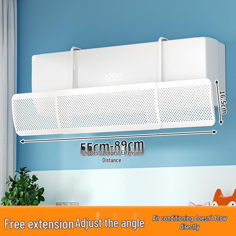 

Улучшенный выдвижной дефлектор кондиционера: Защита от прямого потока воздуха для младенцев и послеродового ухода