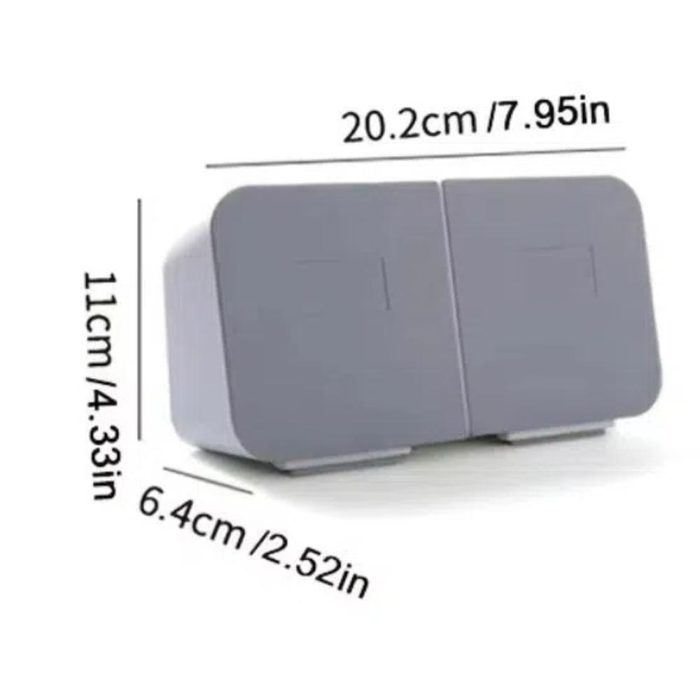 Flip Lid Cotton Swab Storage Box Dust-proof Cosmetic Bathroom Organizer Cotton Pads Holder  Makeup