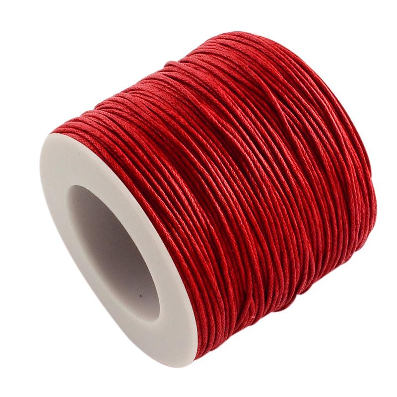 Wenwan Korean Wax Thread Leather Cord for DIY Bracelet and Necklace Crafting