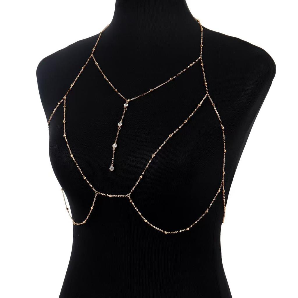 Elegant European & American Style Sexy Choker Necklace: Women’s High-End Bikini Clavicle & Body Chain