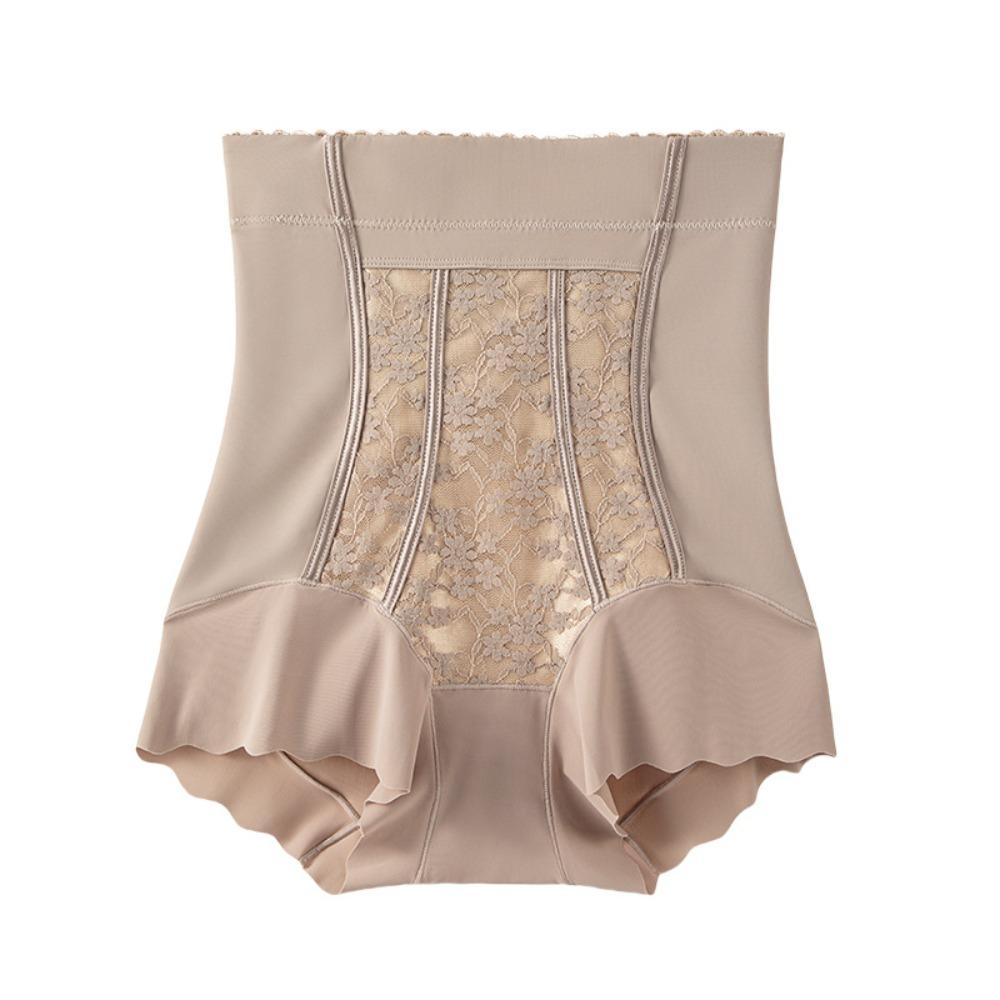 

Lace Flowers Postpartum Body Shaper High Waist Seamless Underpants Postpartum XL кавовий