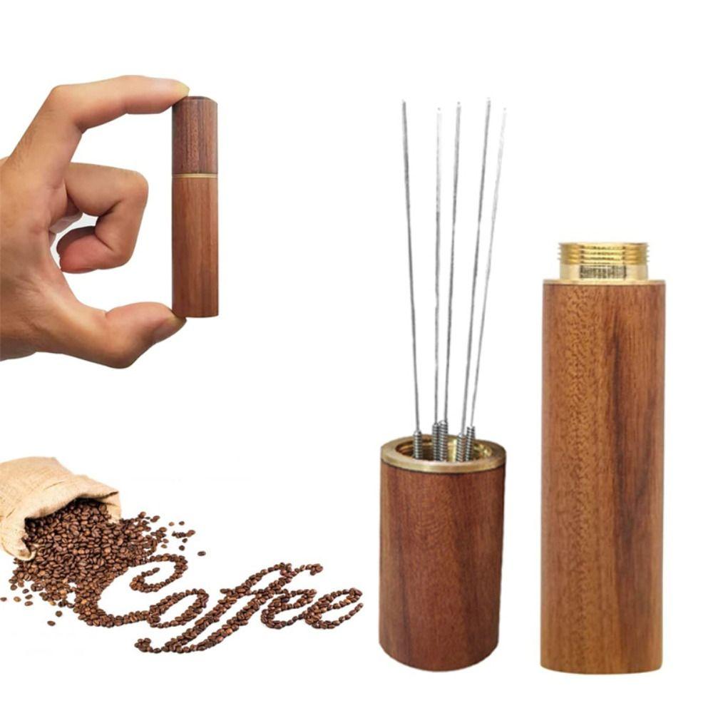 Steel Needles Tamper Distributor Espresso Powder Stirrer Hand Stirrer Leveler Needle Coffee Tamper