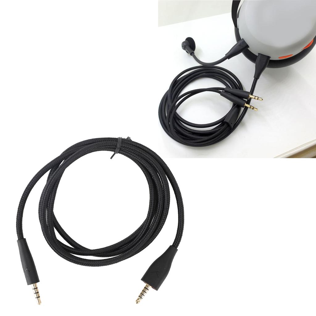 Hdset Cable 3.5mm OFC Replacement for MMX100 Hdphone Plug and Play PC Computer Accessories 1.2m