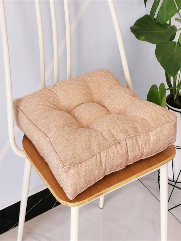 1Pc Soft Thickeneded Office Cushion Bedroom and Restaurant Chair Cushion Tatami Cushion Square Chair Cushion for Living Room Home Decoration