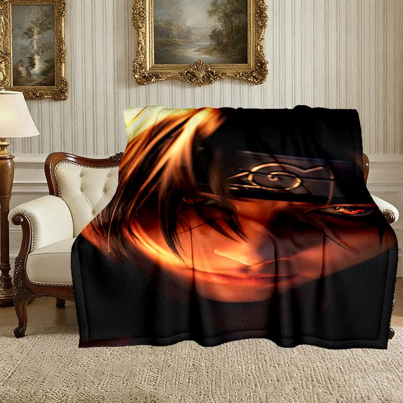 Naruto Blanket, Valentine's Day, Halloween, Thanksgiving Gift Blankets, Home Blanket for Bed and Couch Use