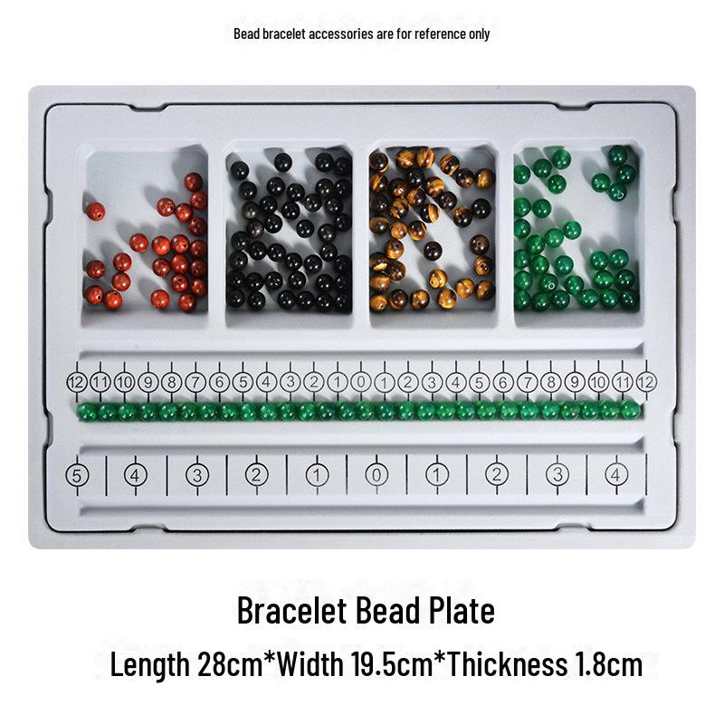 Sortierte Beflockte Schmuck-Präsentations- und Design-Tabletts für DIY-Armbänder und Halsketten
