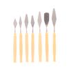 7Pcs Stainless Steel Oil Painting Knives Artist Crafts Spatula Palette Knife Mixing Knife Scraper Art Tools