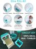 1Pc Mug Holder with Scraper, Anti-scalding Silicone Cup Holder