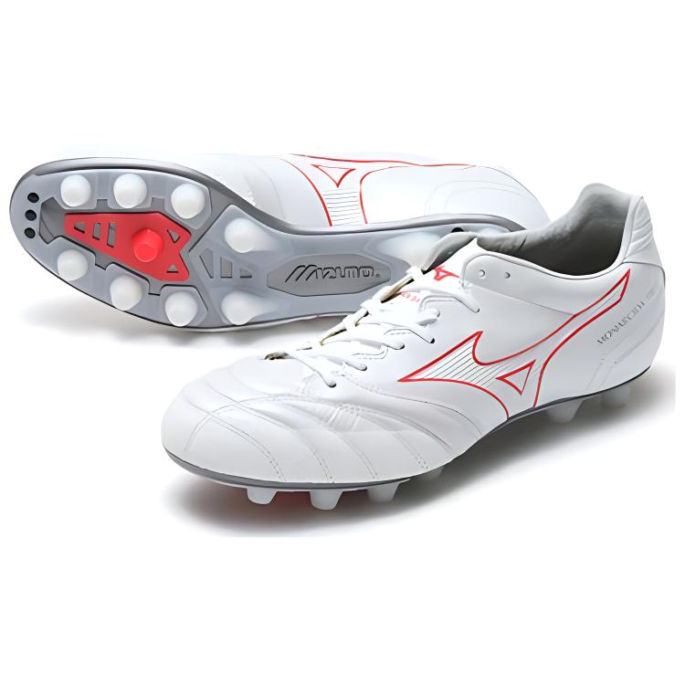 Mizuno Monarcida Neo 2 Fashion Versatile FG (Rubber Long Studs) Kangaroo Leather Shock Absorbing Anti-Slip Durable Soccer Shoes P1GA222164