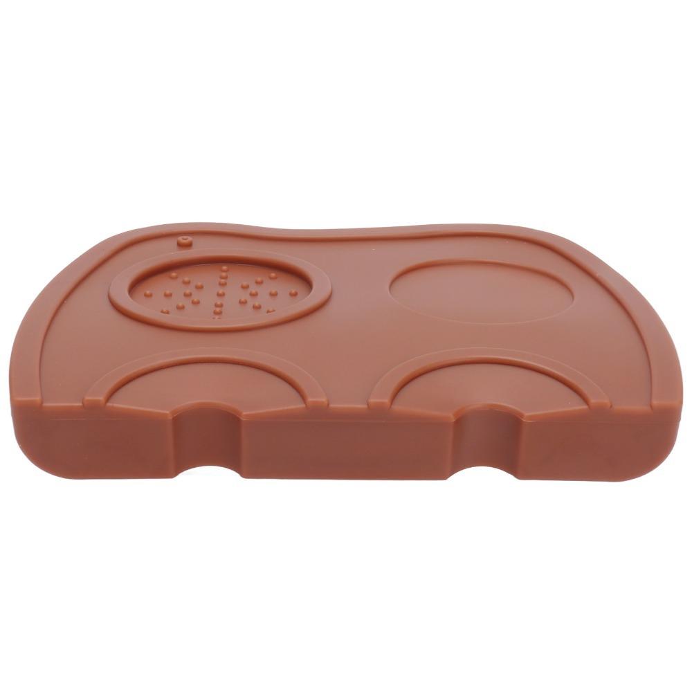 Anti-Slip Design Coffee Tamper Mat Heat Resistance Corner Tamping Mat Barista Coffee Mat  For Home