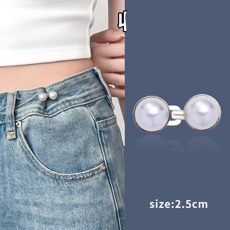 

Інструмент для стягування талії Без свердління Регульована пряжка для штанів Прихована кнопка Зменшувач розміру Невидима застібка Затискач для одягу Легкий у використанні Без ременя Регулятор Silver A