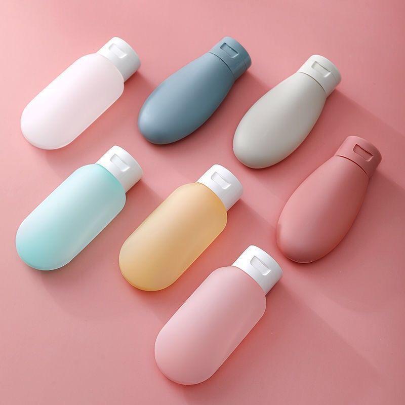 Portable Travel Dispenser Set: Shampoo, Shower Gel, Lotion Squeeze Bottles