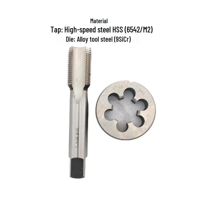 Tap and Die Set: Multi-Size Manual 1/4 To 1-inch