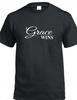 Grace Wins T-Shirt Faith Religion Christian Jesus God Church Cross Tee Shirt