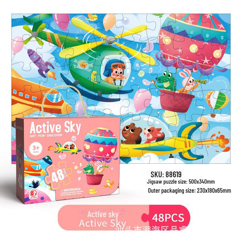 New Halloween and Christmas Children's Puzzle Educational Toys - Perfect for Baby Gifts, Birthday Presents, and Kindergarten Souvenirs.