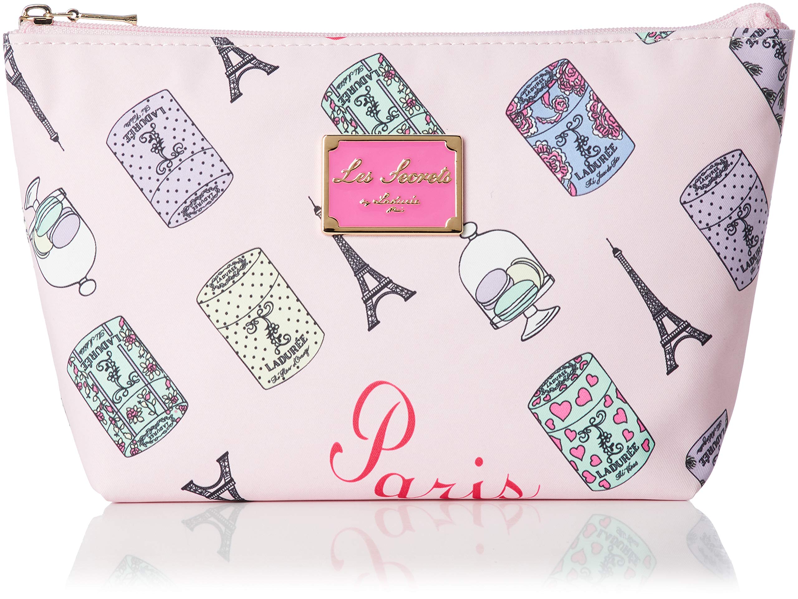 

by pouch for printed Teatime 21cm x 13cm x 6cm [Sucre Ladurée] Boat-shaped women, pouch, à Paris, pink, Japan, (FREE size) рожевий