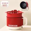 Compact Electric Cooking Pot: Multifunctional Steamer & Boiler for Dorms - Instant Noodle & Hot Pot - 110V, Foldable Design