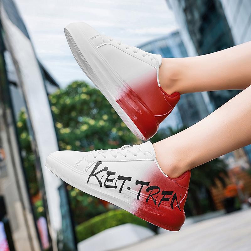 Autumn Trendy Unisex Casual Sneakers Low Top Lace-up Skateboard Shoes Men Comfort Platform Men's Designer Sneakers Hip Hop Shoes