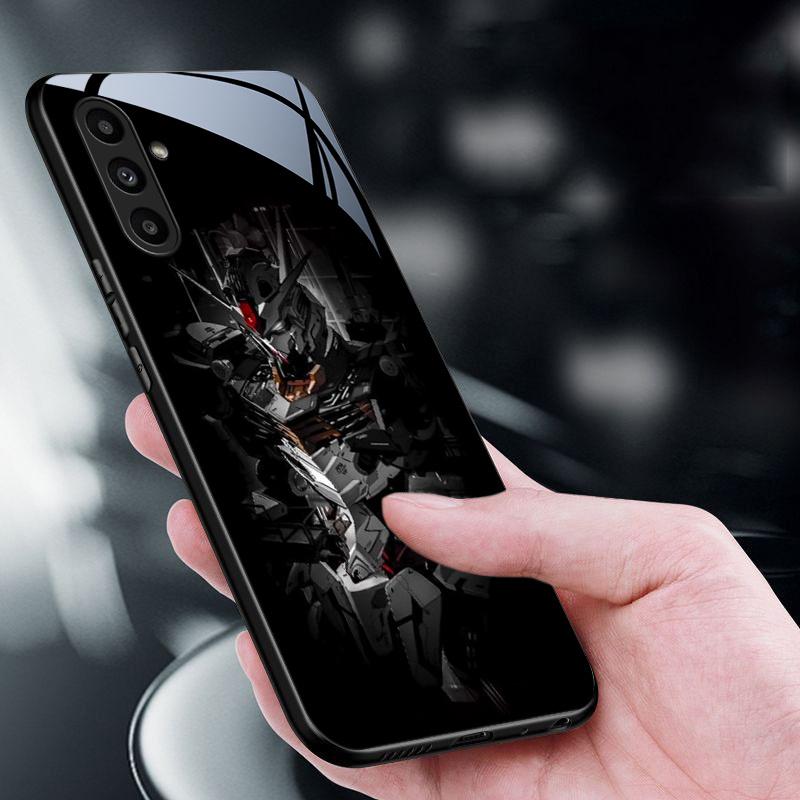 Strukturierte Glas Handyhülle geeignet für Samsung Galaxy S20 S21 S22 S23 S24 S25 FE Ultra Plus A56 A36 und andere Modelle.