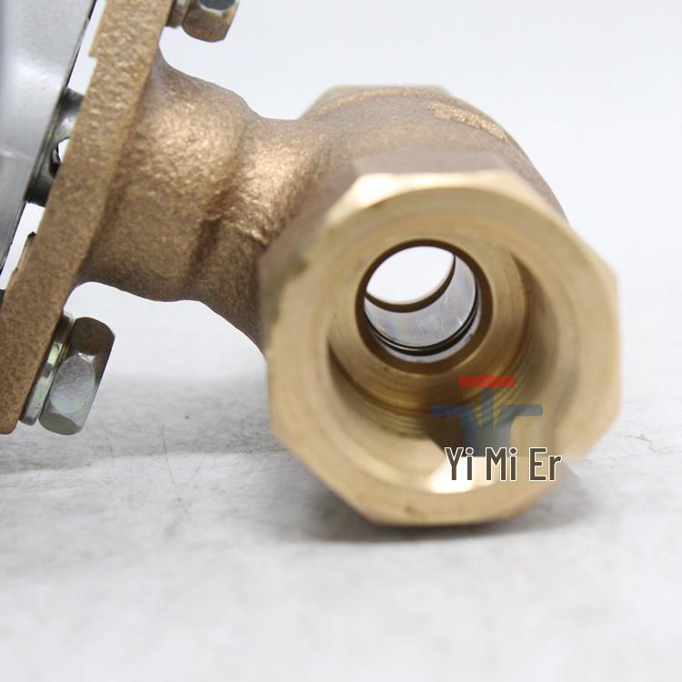 KITZ Bronze Pneumatic Ball Valve Dn20 C-TE with C-1 Cylinder from Japan