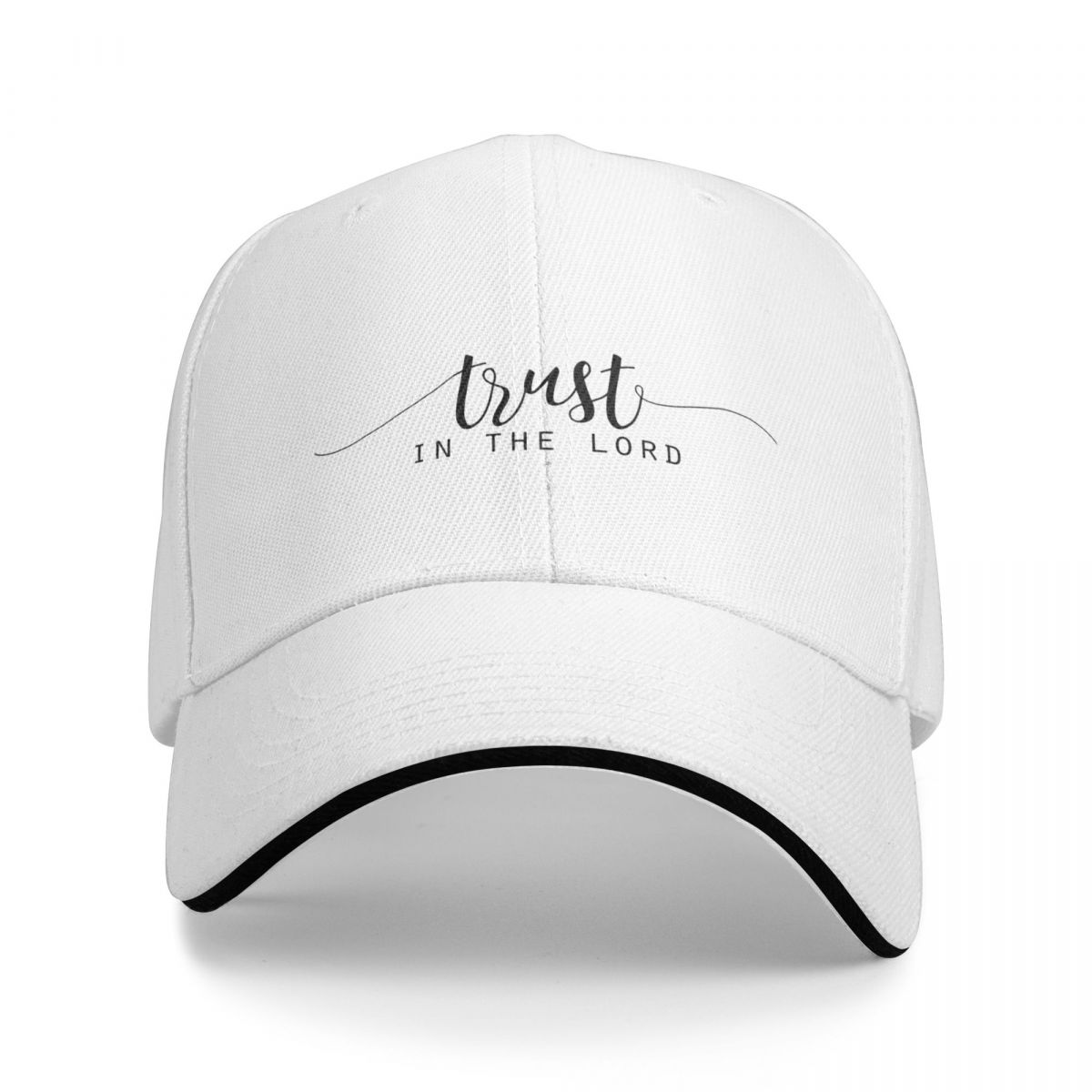 

2023 Бейсбольная кепка с христианской библейской цитатой Trust In The Loard Merch для женщин унисекс Кепка-дальнобойщик Модная шляпа Snapback в католическом стиле One Size