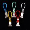 Metal Towel Clip, Towel Clip, Beach Towel Clip, Plastic Colored Rope