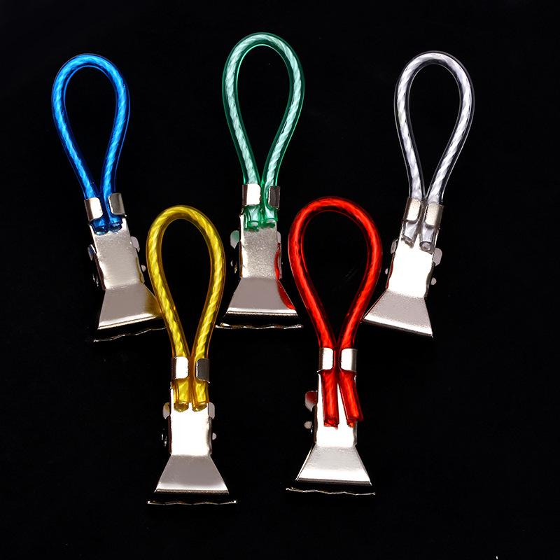 Metal Towel Clip, Towel Clip, Beach Towel Clip, Plastic Colored Rope