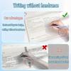 B5 Top Spiral Notebook Thickened Grid Lined Journal Student Sectioned Study Note Book for Exam Preparation