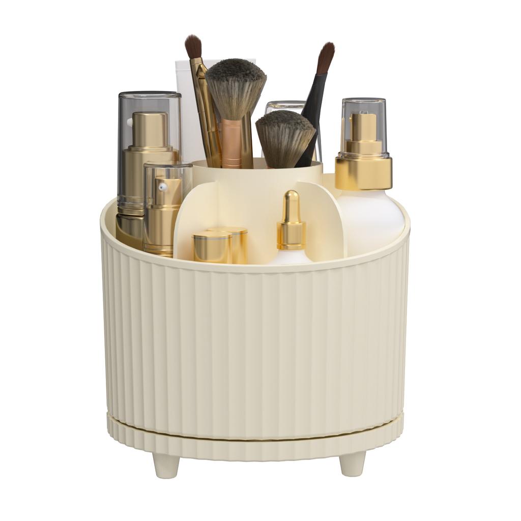 Desktop Rotating Pen Holder, Cosmetics Storage Box, Lipstick, Eye Shadow, Eyebrow Pen Holder, Dressing Table, Makeup Brush Bucket, Storage Rack