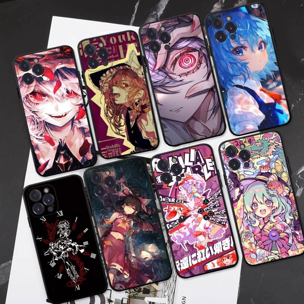 Classic Game Touhou Project Phone Case For Iphone 17 16 15 16e 14 13 12 11 Pro Max Plus Case Cover Coque